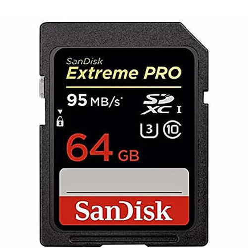SDXC Card SanDisk 64GB Extreme Pro